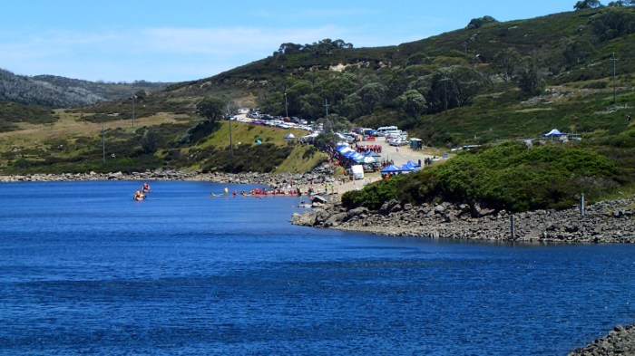 Dragon Boating on the Rocky Valley Storage Dam