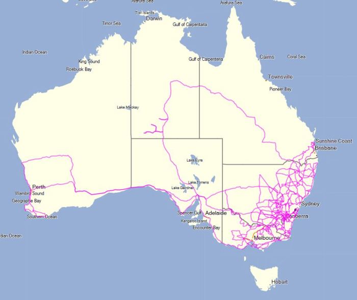 Aust map